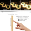 LED Acoustic Board Decorative COB Light Strip Touch Dimmable Wall Background Lamp Show Shelf Under Cabinet Bedroom Night Light