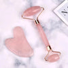 Gua Sha Facial Massager Set — Stone Scraping Board and Roller