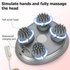 Electric Scalp Massager — Handheld Portable Head Scratcher