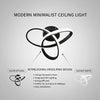 Modern LED Ceiling Light — 3-Color Ambient Glow