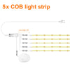 LED Acoustic Board Decorative COB Light Strip Touch Dimmable Wall Background Lamp Show Shelf Under Cabinet Bedroom Night Light